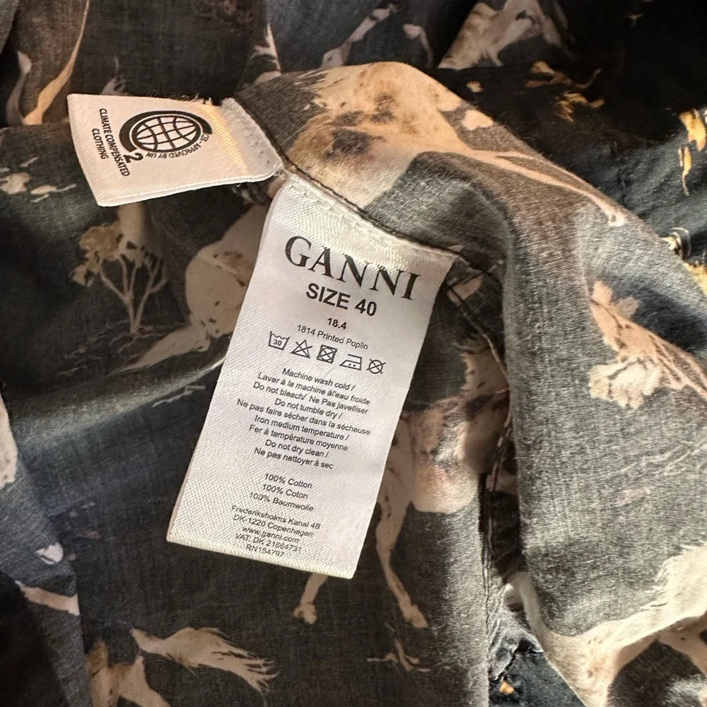 Ganni horse dress size 40 - Picture 3 of 5